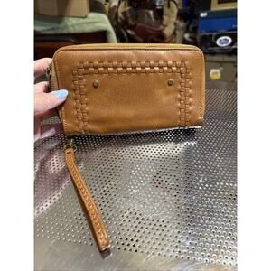 Women’s Wallet Under One Sky Women's Brown Zip Around